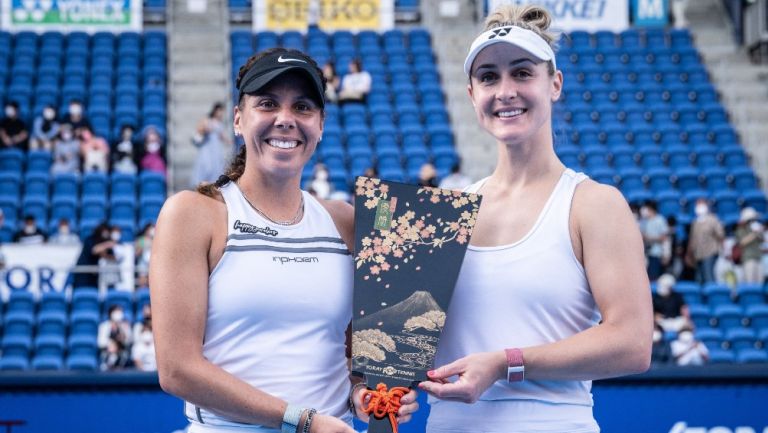 Giuliana Olmos: Mexicana se coronó en dobles durante el Abierto Pan Pacífico