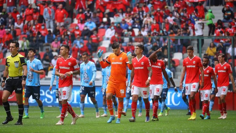 Pachuca y Toluca previo a su partido del torneo regular