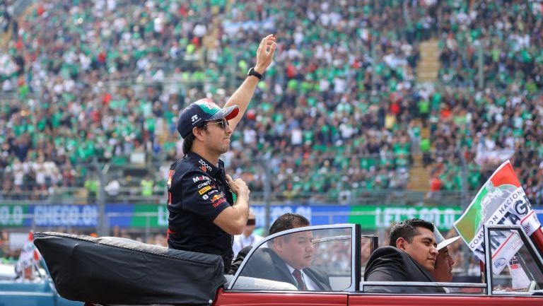 Checo Pérez en el GP de México