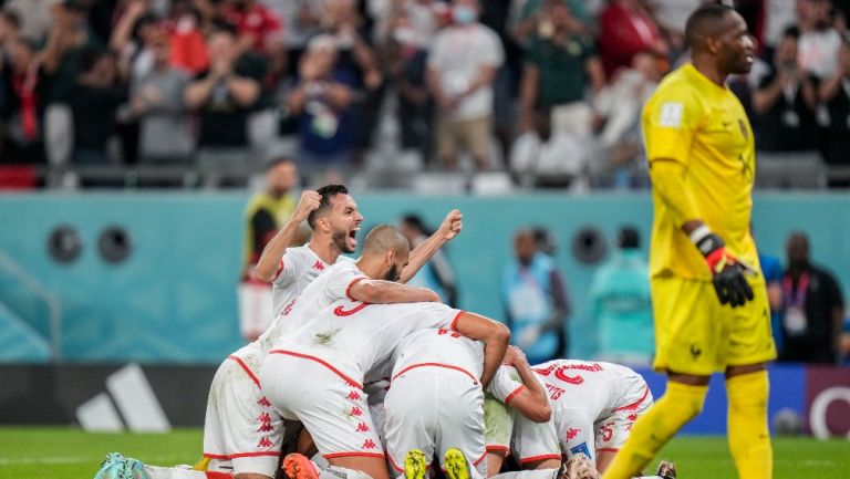 Túnez celebra ante Francia en Qatar 2022