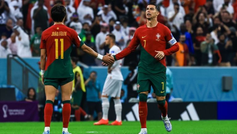 Cristiano Ronaldo entró de cambio en el Portugal vs Suiza