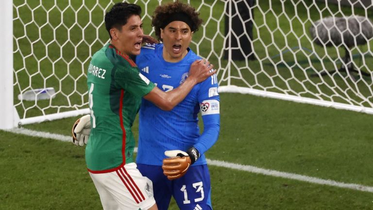 Ochoa y Álvarez en Qatar 2022 con el Tri