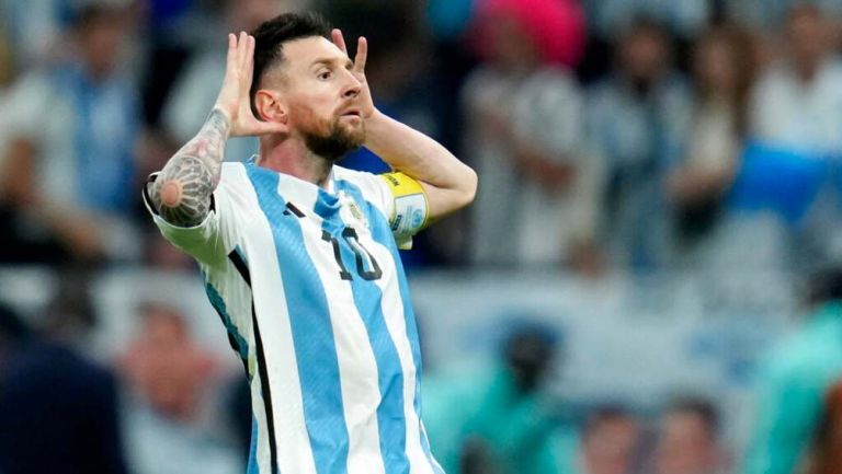 Messi festejó como Riquelme