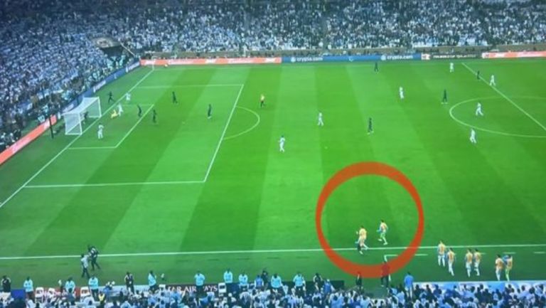 Denuncian que tercer gol de Argentina no debió contar