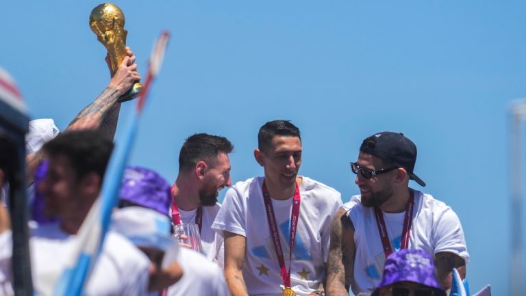 Argentina celebrando su título Mundial