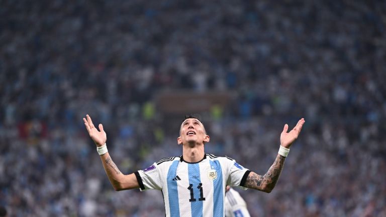 Ángel di María se tatuó la Copa del Mundo tras ganarla en Qatar 2022