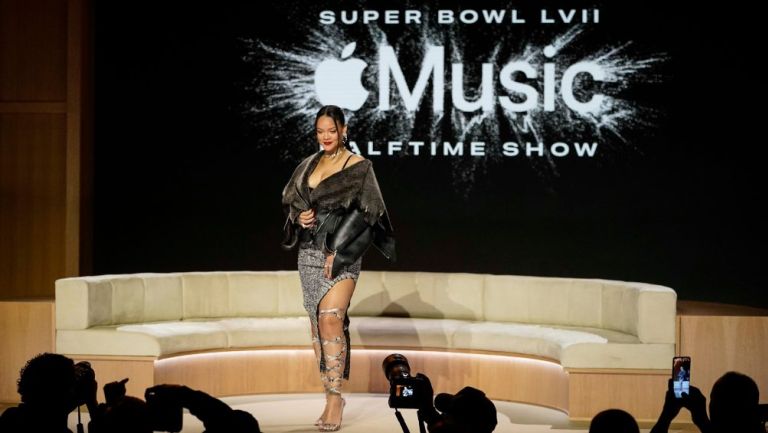Rihanna previo al Super Bowl 2023