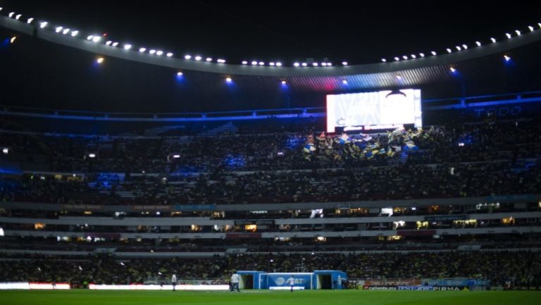 Afición americanista en el Estadio Azteca