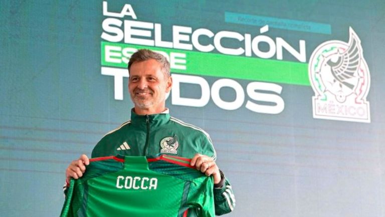 Diego Cocca en su presentación con la Selección Mexicana