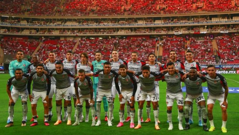 Jugadores del Atlas previo al partido de Vuelta con Chivas