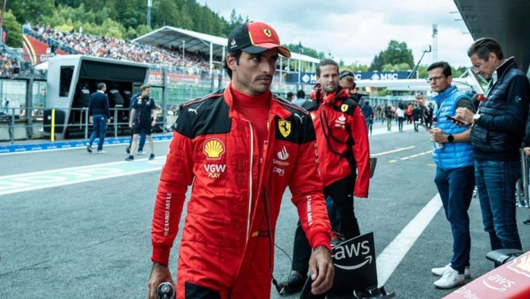 Carlos Sainz tras el Gran Premio de Bélgica