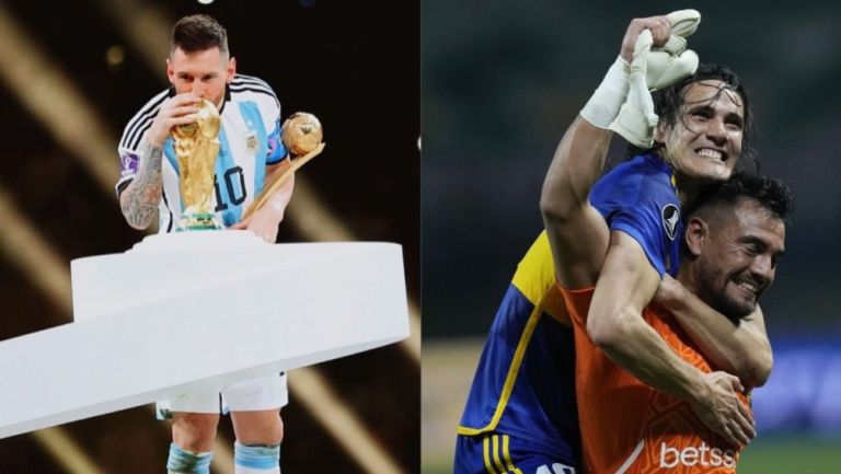 Argentina campeón del Mundo, talismán para Boca Juniors en Final de Copa Libertadores