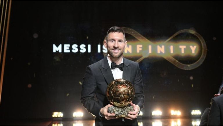 Lionel Messi levantó su octavo Balón de Oro