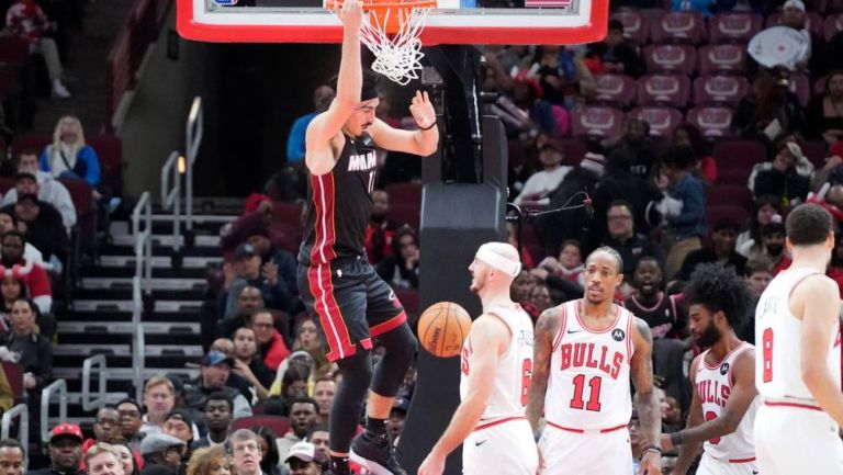 NBA: Jaime Jáquez Jr. brilla en victoria del Miami Heat sobre Chicago Bulls