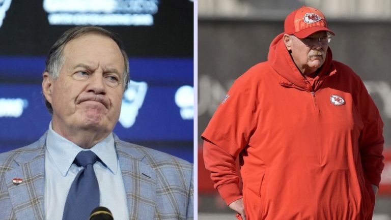 Bill Belichick, dispuesto a reemplazar a Andy Reid en Chiefs tras Super Bowl LVIII