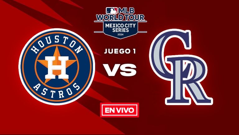 Houston Astros vs Colorado Rockies EN VIVO MLB Mexico City Series